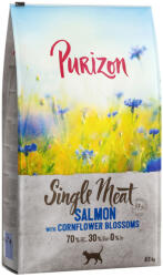 Purizon 2x6, 5kg Purizon Single Meat lazac & búzavirág száraz macskatáp