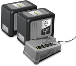 Kärcher Battery Power+ 36/60 Starter kit 2db akkumulátor + töltő (24450710)