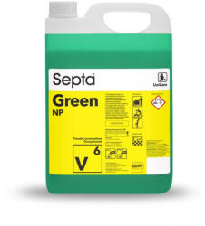 Septa Green NP V6 Professzionális készítmény az erős szennyeződések eltávolítására 5L