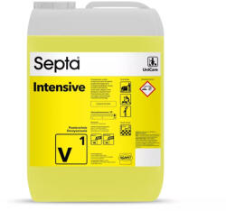 Septa Intensive V1 Erős padlótisztítószer zsír és olaj szennyeződések tisztításához 10L