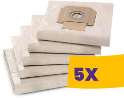 Kärcher Papír porzsák 5db - NT 48, NT 65, NT 70, NT 72, NT 75, NT 80, WET VAC (69042850)