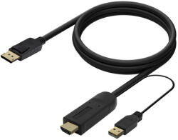 PremiumCord HDMI 2.0 to Displayport 1.2 4K 60Hz kábel 2m (KPORTAD21) (KPORTAD21)