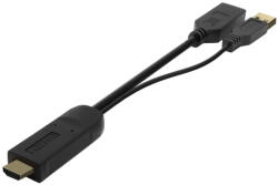 PremiumCord HDMI 2.0 to Displayport 1.2 4K 60Hz átalakító (KPORTAD22) (KPORTAD22)