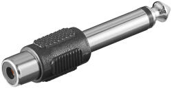 PremiumCord 6.35 jack mono dugó - RCA aljzat adapter (KJR-47) (KJR-47)