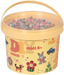 Hama Galeata cu 10000 margele de calcat Hama midi mix de 52 culori (mix-68) (Ha180-68)