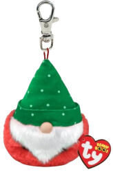 Ty Beanie Boos plüss figura kulcstartó - Turvey, a törpe zöld kalappal (8, 5 cm) (TY_35266)