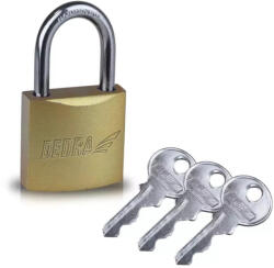 Dedra 11U120 Lakat réz bevonatos öntöttvas, 3 kulccsal 30mm (11U120)