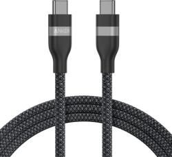 Anker A82E2 USB-C apa - USB-C apa Adat és töltőkábel 1.8m - Fekete (A82E2H12)