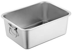 Rosberg Tava de copt cu manere Rosberg R51222K4510, 45x35x10 cm, Otel inoxidabil, Dreptunghiular, Inox (R51222K4510)