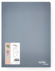 SPOKO Gyűrűskönyv SPOKO ReLeaf PP A/4 35 mm 4 gyűrű SoftTouch szürke S112541201 (S112541201)
