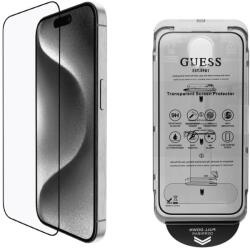 GUESS Tvrzené Sklo 2.5D pro iPhone 16 Black