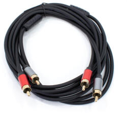 Thunder Germany AU004-30 sztereo jelkábel (2x RCA - 2x RCA) - (3 m) - mkaudio