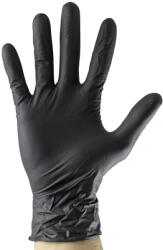 JBM Manusi negre de unica folosinta, nitril, grosime 5 mil, marimea L, 100 unitati in cutie (54152) - pcone
