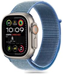Tech-Protect nylon szíj Apple Watchhoz 6/7/8/9/10/SE (40/41/42 MM) - kék