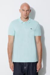 Lacoste polo de bumbac culoarea turcoaz, uni PH4012-001 PP84-POM069_66X (PH4012)