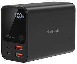Choetech B635BK USB-A / USB-C Powerbank 22, 5W 27000mAh - fekete