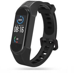 Tech-Protect páncélpánt Xiaomi Mi Smart Band 5/6/7 / NFC-hez - fekete