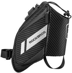 ROCKBROS C32BK nyeregtáska 1, 5 l kulacsos zsebbel - fekete