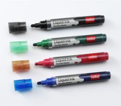Nobo Táblamarker, 1-3 mm, folyékonytintás, NOBO, fekete