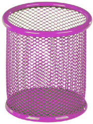 Kite Метален кръгъл моливник Kite 80х80х100mm Розов (1701018-05-K17-2110-10)