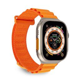 Puro Extreme nylon szíj Apple Watchhoz 42 / 44 / 45 / 49 mm - narancs