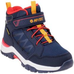 HI-TEC Gyermekek/gyerekek Girvine vízálló Mid Cut túracipő barna|kék|narancssárga|sárga