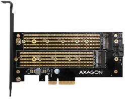 AXAGON PCEM2-D NVME és SATA M. 2 Adapter, PCI-Express x4 adapter, akár két M. 2 lemezhez (PCEM2-D)