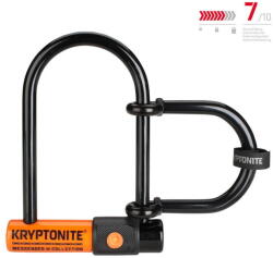 Kryptonite Zár U-lakat MESSENGER MINI+ 9, 5 x 16, 5 cm lakat + extender narancssárga