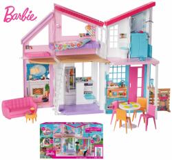 Mattel Malibu kétszintes Tengerparti Álomház 72cm + 25 kiegészítővel (FXG57) (FXG57)