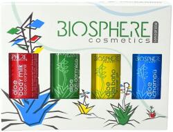 Aloe Plus Lanzarote Set Biosphere - Loțiune de corp, gel de duș, șampon și dermogel, 4 x 100 ml