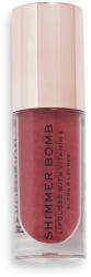 Revolution Beauty Makeup Revolution Shimmer Bomb Lip Gloss 4, 6 ml luci de buze Blaze Red