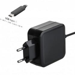 Akyga 20V / 3.00 - 3.25A 65W USB type C notebook töltő adapter - AK-ND-70 (AK-ND-70) - carbonsolar