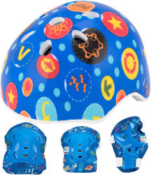 ACTION ONE Guard sisak és gyermekvédelmi szett, 7 db, M-es méret, kék kék