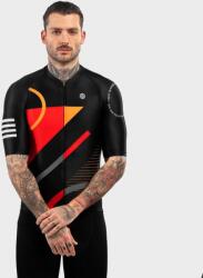 SIROKO Férfi övid ujjú póló Cycling SIROKO M2 Colorado S fekete|vörös