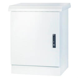 Formrack 12U 600x600 IP66 kültéri rack szekrény 100 mm lábazattal (OUT-12U600Z) - mzona