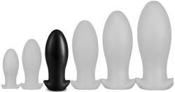 EggPlay Sárkánytojás puha szilikon seggdugó NOIR L - szexvital