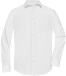 James & Nicholson (Daiber) Férfi hosszú ujjú ing JN678 - Fehér | 4XL (1-JN678-1760125)