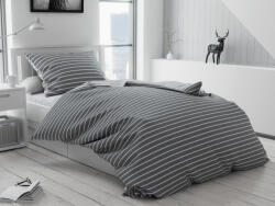  Lenjerie de pat din bumbac Renforce CAPRIVI gri cu nasturi Dimensiune lenjerie de pat: 70 x 90 cm | 140 x 200 cm Lenjerie de pat