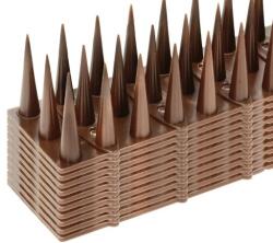 Европейски съюз Шипове МИНИ кафяви отблъскващи котки и птици - 500 см. (1500 см) - 10 бр (7321-10-10)