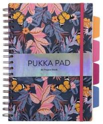 Pukka Pad Spirálfüzet, B5, vonalas, 100 lap, PUKKA PAD "Project Book Bloom", vegyes minta (9494-BLM(ASST)) - tonerpiac
