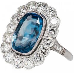 HARAHU CA-35632 Gyűrű - Ezüst/Kék/62mm KP35632