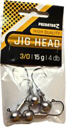 Predator-Z PZ Jig fej 3/0, 3/0, 4 g, 4 db (CZ1158)