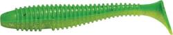 RAPTURE ribbed swing shad 9.5 cmgeen lime 7 db, plasztik csali (188-00-987) - epeca