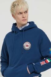 Tommy Hilfiger pamut melegítőfelső Archive Games sötétkék, férfi, nyomott mintás, kapucnis, DM0DM19544 - sötétkék L