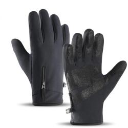 HARAHU Mănuși de sport anti-derapante pentru iarnă pentru ecrane tactile - Mărimea XL - Negru KP35506
