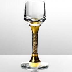 HARAHU Pahar de cristal (ștamperlík) - Aurie / 15ml KP35424 Pahar