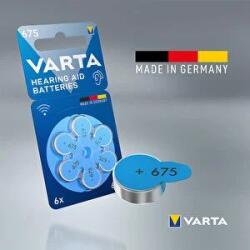 VARTA Rayovac EXTRA 675/6 PR675 PR44 1, 45V hallókészülék elem