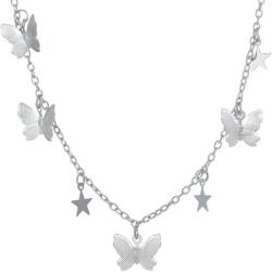 HARAHU Colier ST-35486 - Argintiu KP35486