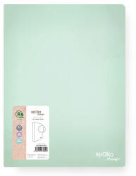 SPOKO Gyűrűskönyv SPOKO ReLeaf PP A/4 35 mm 4 gyűrű SoftTouch menta zöld (S112541401) - papir-bolt