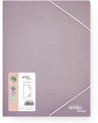Spoko Füzetbox SPOKO ReLeaf PP A/4 30 mm SoftTouch lila (S112041301) - papir-bolt